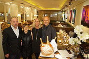 2-Sterne Koch Christian Grünwald und Simmeliére Bettina Henschel aus Augsburg, Anke und Martin Kolonko  (v.l.n.r.) (©Foto: Martin Schmitz)